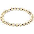 Gameday Hope Grateful 5mm Bead Bracelet - Deep Purple