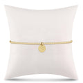 egirl Classic Gold 2mm Bracelet - be you. Small Gold Disc