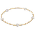 Signature Cross Small 2mm Gold Bracelet