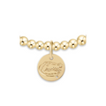 eCOLLEGIATE Classic Gold 3mm Bracelet - Florida Disc