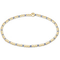 Gameday Hope Sincerity Pattern 2mm Bead Bracelet - Light Blue