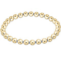 Gameday Hope Grateful 5mm Bead Bracelet - Grey