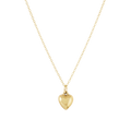 16" Necklace Gold - Love Plush Small Gold Charm
