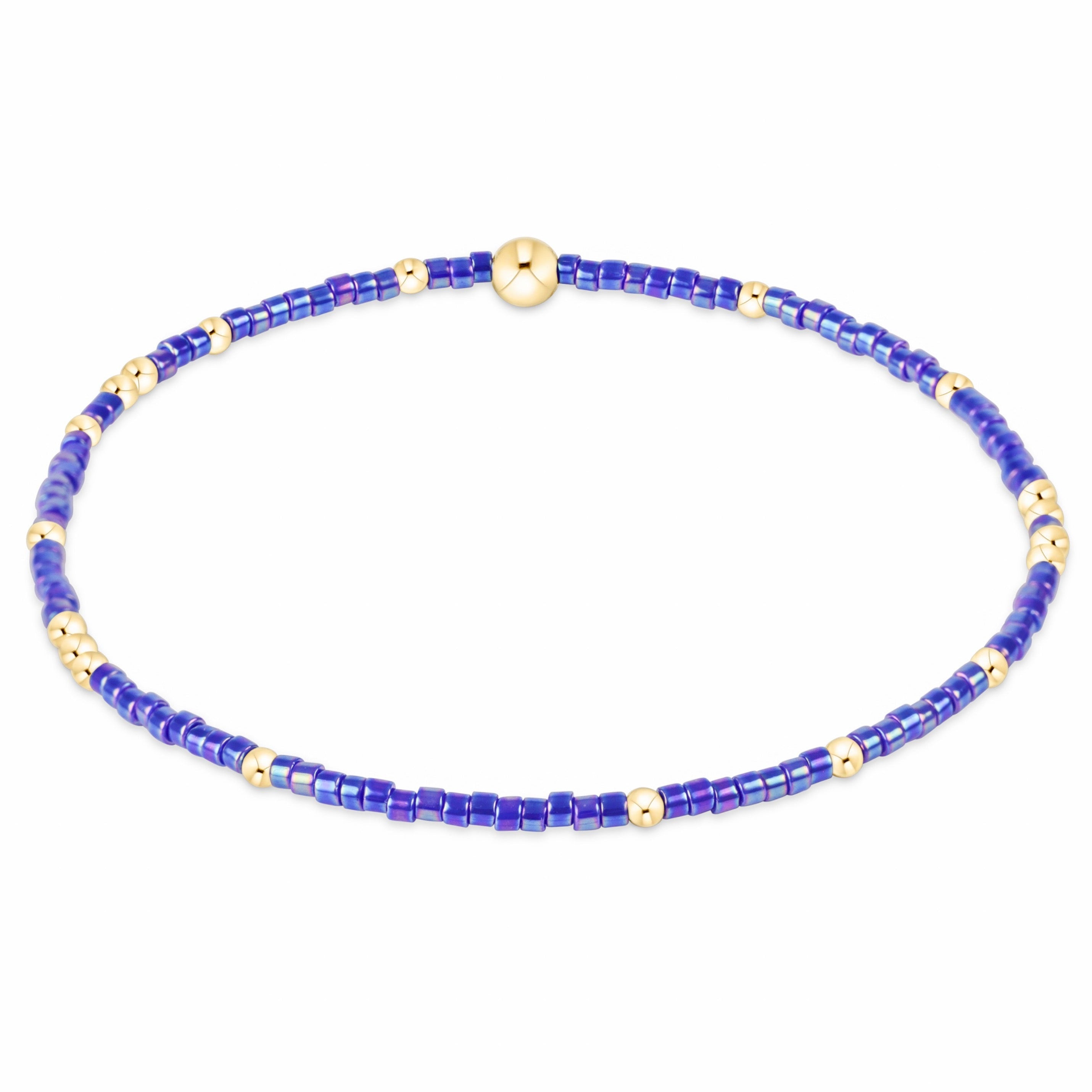 Hope Unwritten Bracelet - Blue Metallic