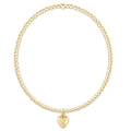 egirl Classic Gold 2mm Bracelet - Love Plush Small Gold Charm
