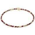 Gameday Hope Unwritten Bracelet - Gold Luster-Maroon