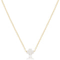 egirl 14" Necklace Gold - Signature Cross Small