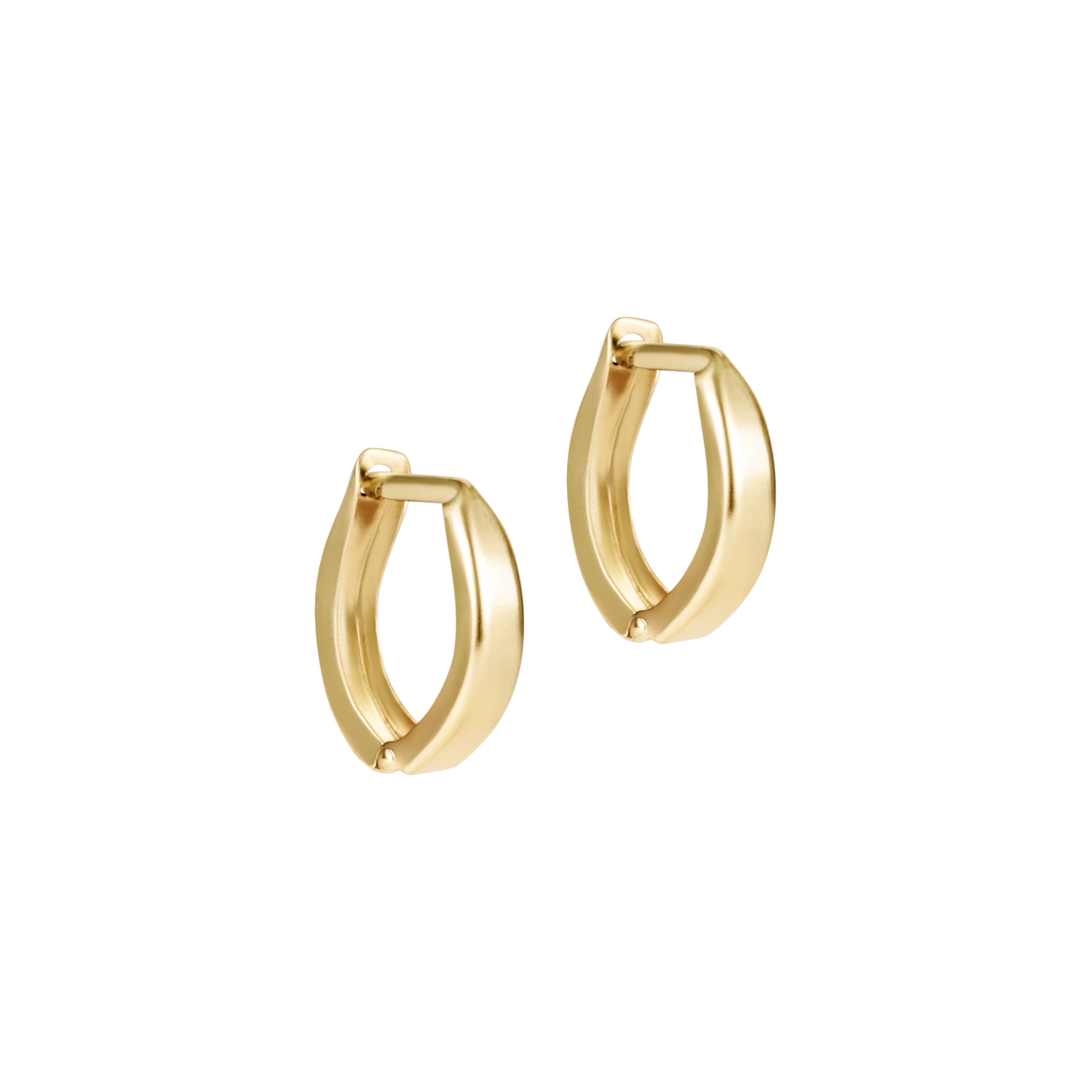 Huggie Gold 0.5" Hoop