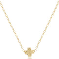 egirl 14" Necklace Gold - Signature Cross Small Gold