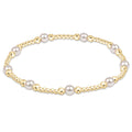 Purpose Pearl 4mm Gold Bracelet