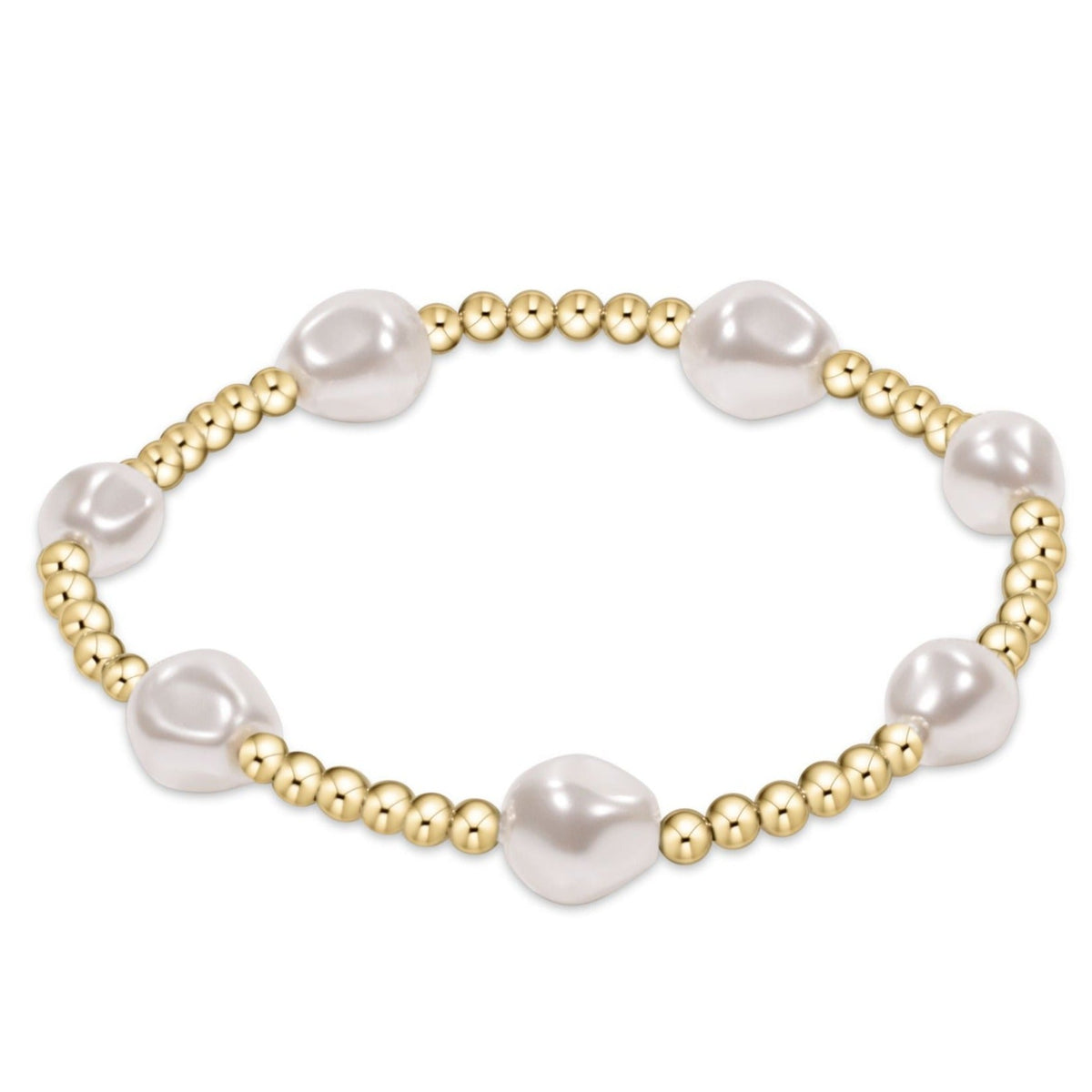 Admire Pearl 3mm Gold Bracelet