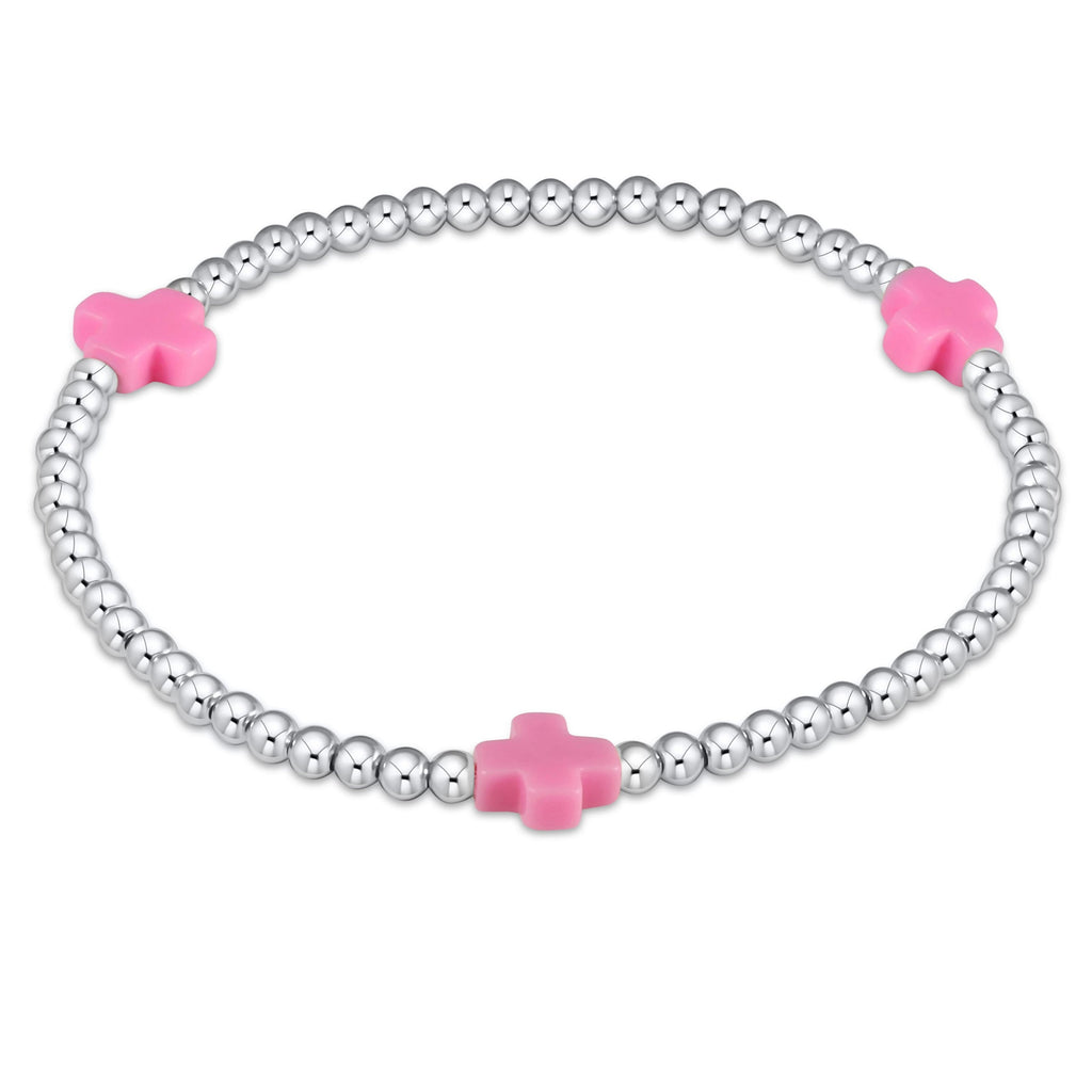 Signature Cross 3mm Sterling Bracelet